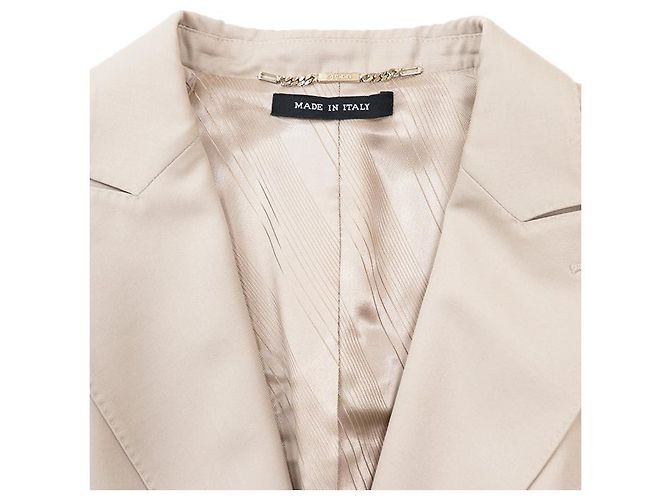 Chaqueta de lana Gucci beige - vista 11