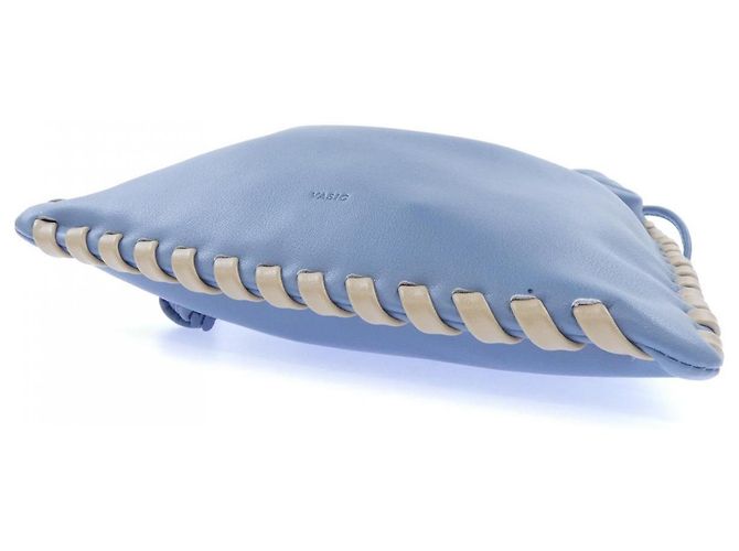 Autre Marque Borsa a mano VASIC in pelle blu - vista 4