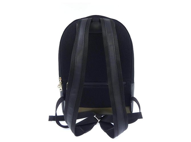Paul Smith Rucksack aus schwarzem Leder - Ansicht 3