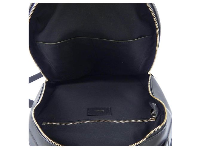 Paul Smith Rucksack aus schwarzem Leder - Ansicht 6