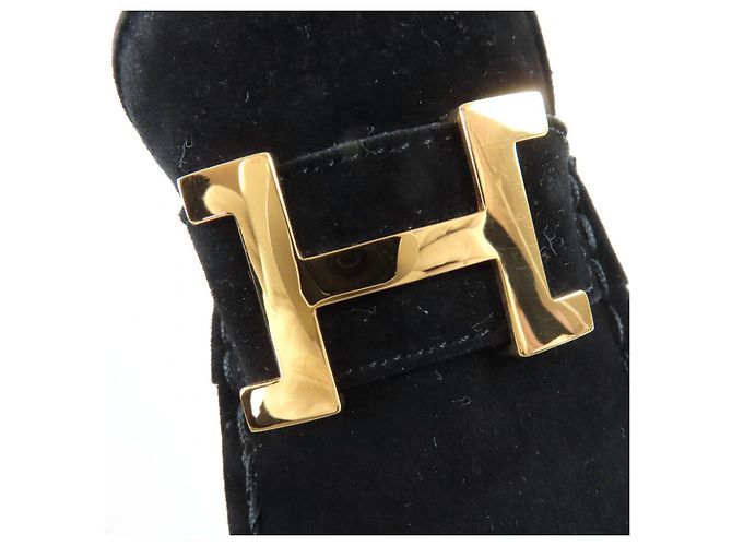 Hermès Mocassini Hermes Constance H Metal in pelle scamosciata - vista 8
