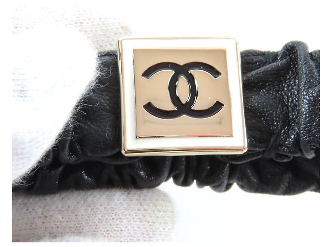 Chanel Shush Coco Mark Lambskin Hair Tie - vue 5