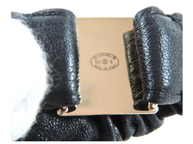Chanel Shush Coco Mark Lambskin Hair Tie - vue 6