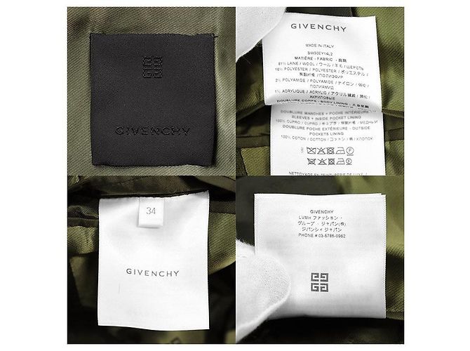 Giacca sartoriale in flanella di lana Givenchy - vista 10