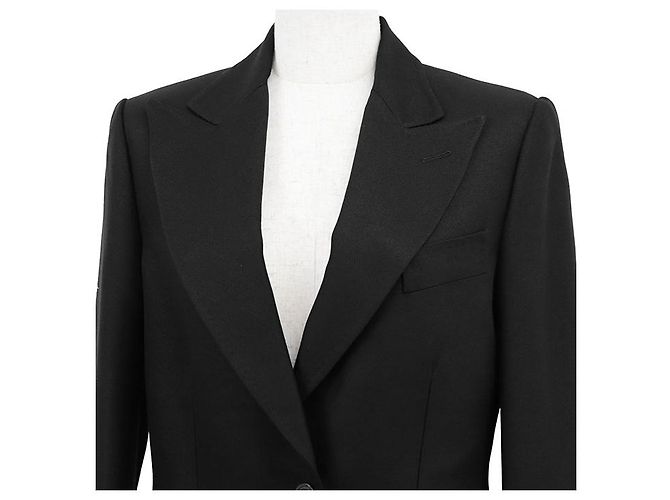 Giacca Gucci in seta nera - vista 2