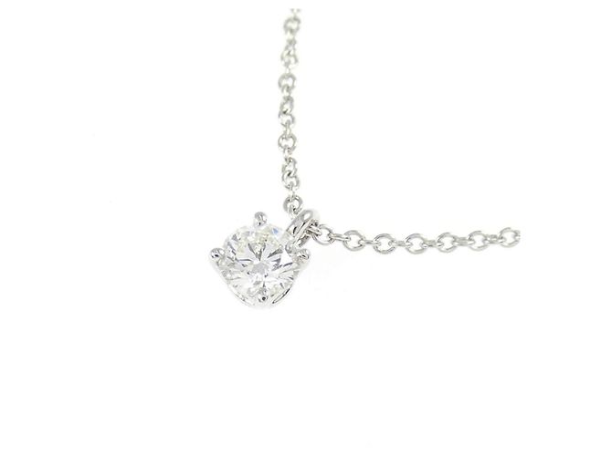 Tiffany & Co Collana Solitario Tiffany in Platino - vista 3