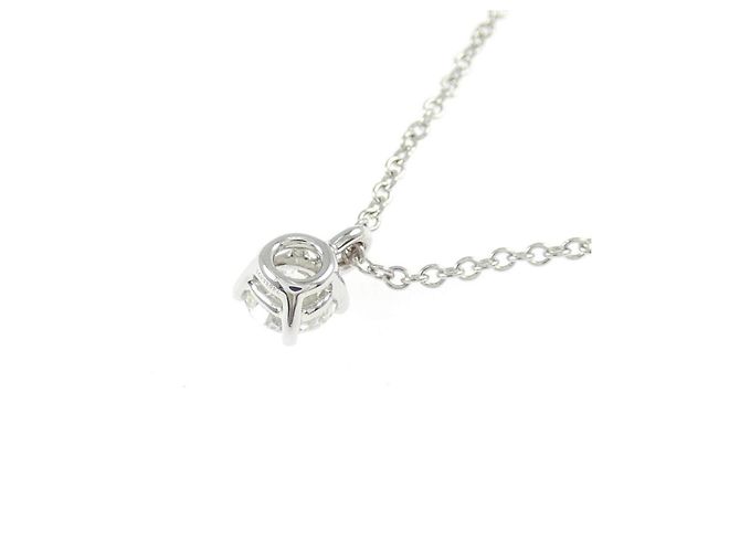 Tiffany & Co Collana Solitario Tiffany in Platino - vista 4