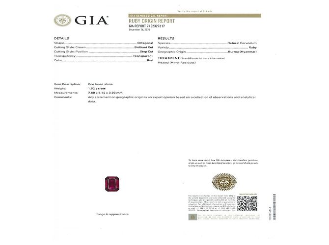 Autre Marque PT900 Ruby Diamond Ring - view 5