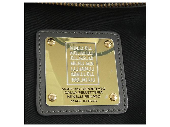 Autre Marque Borsa a mano Minelli Renato in pelle marrone - vista 5