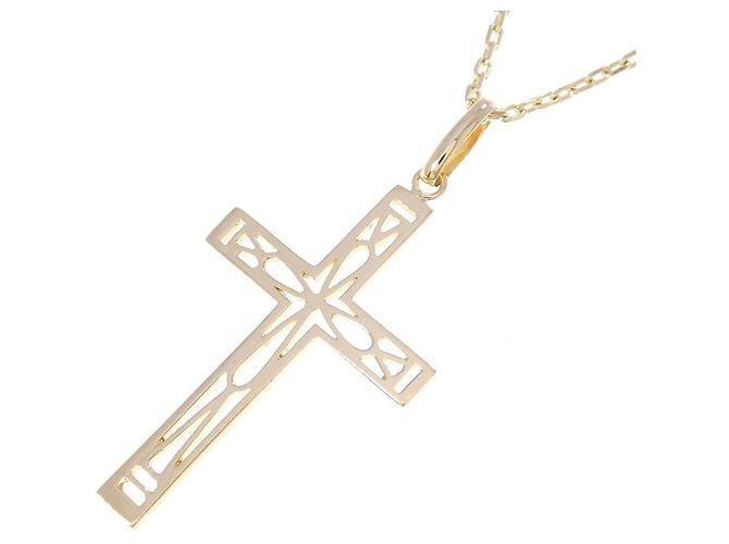 Autre Marque Collana Croce Au750 - vista 3