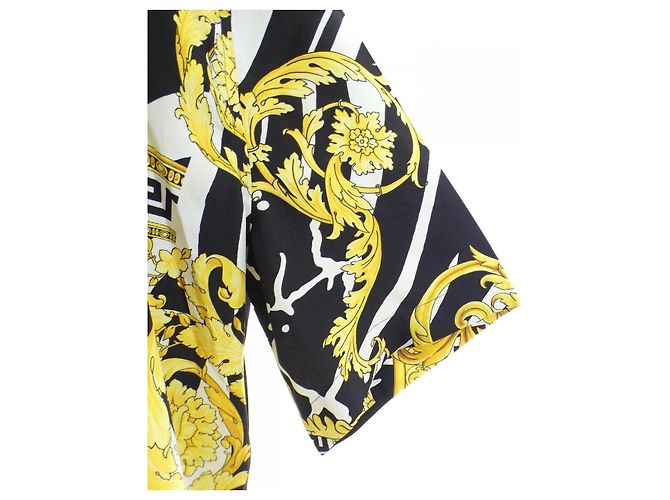 Camicia a maniche corte in seta Versace - vista 6