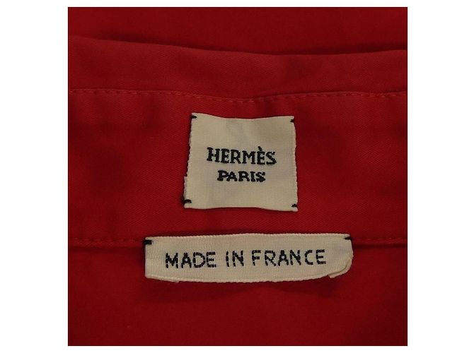 Hermès Camisa de seda Hermes Crude Cell Caleche - vista 4