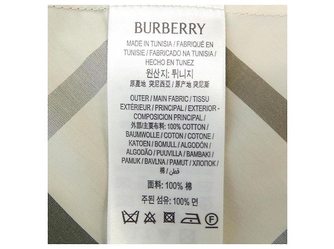 Camicia Burberry a maniche corte in cotone - vista 3