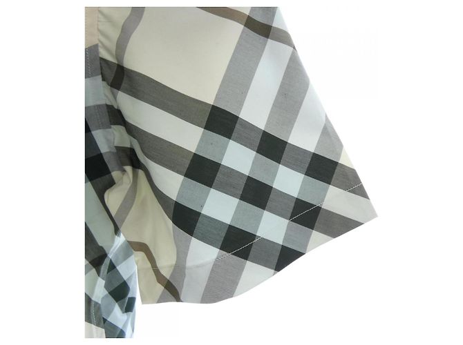Camicia Burberry a maniche corte in cotone - vista 6