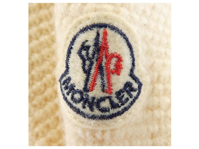Giacca Moncler in piuma bianca - vista 9