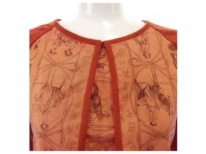 Hermès Conjunto Top em Twill de Lã, Algodão, Linho e Viscose - vista 5