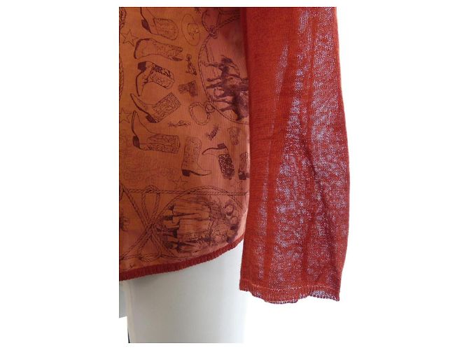 Hermès Conjunto Top em Twill de Lã, Algodão, Linho e Viscose - vista 6