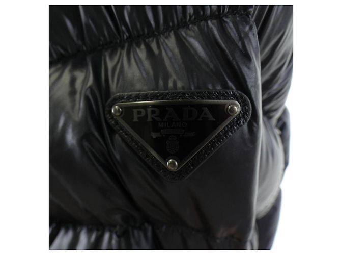 Chaqueta de Plumas Prada Negra - vista 7