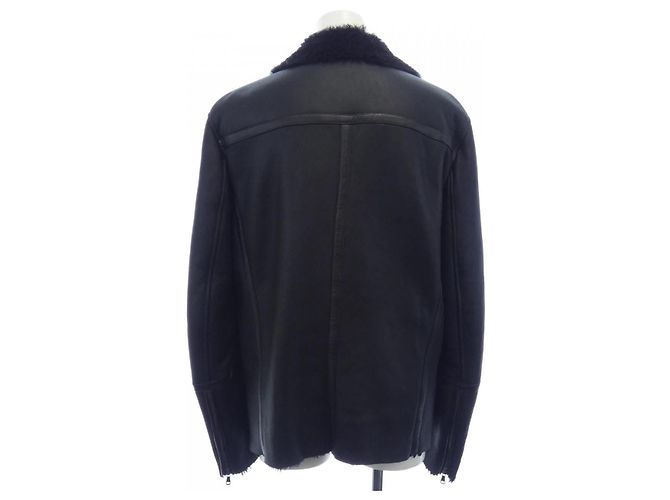 Autre Marque Giacca in pelle e shearling Emmeti - vista 2