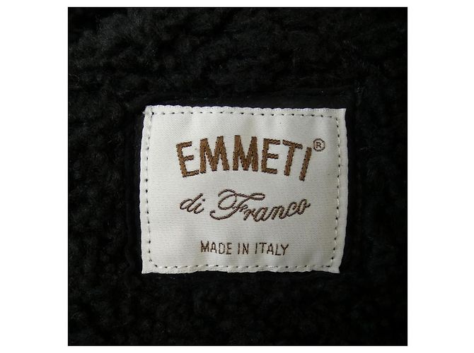 Autre Marque Giacca in pelle e shearling Emmeti - vista 4