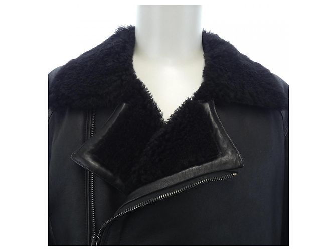 Autre Marque Giacca in pelle e shearling Emmeti - vista 5