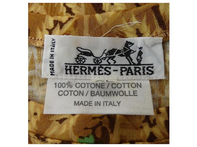 Hermès T-shirt de algodão Hermes LAPINS DANS UN CHAMP - vista 3
