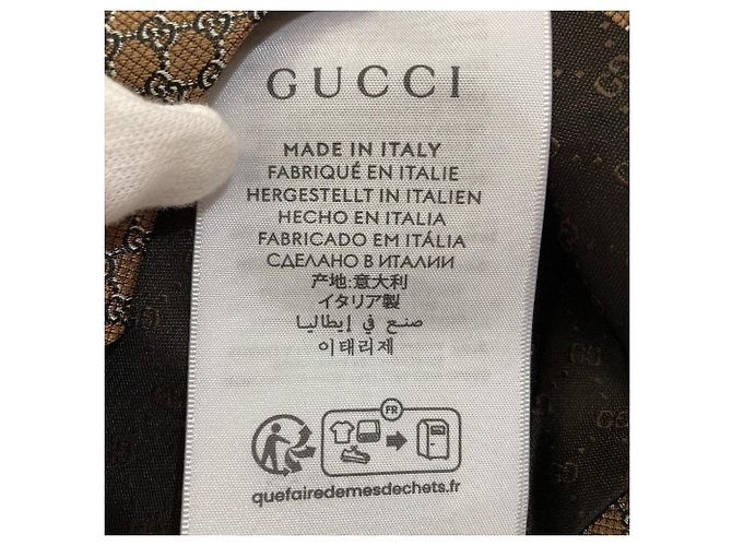 Cravate Gucci GG en jacquard de soie - vue 7