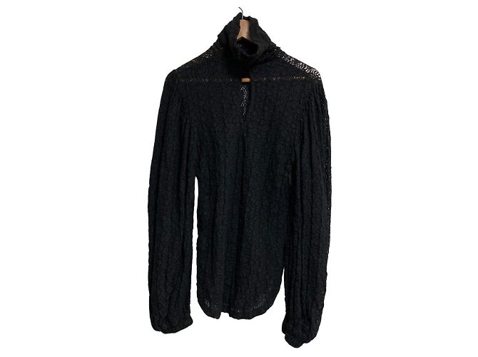 Autre Marque Fumie Tanaka lacey p o lace Spitzen-Pullover-Bluse - Ansicht 2