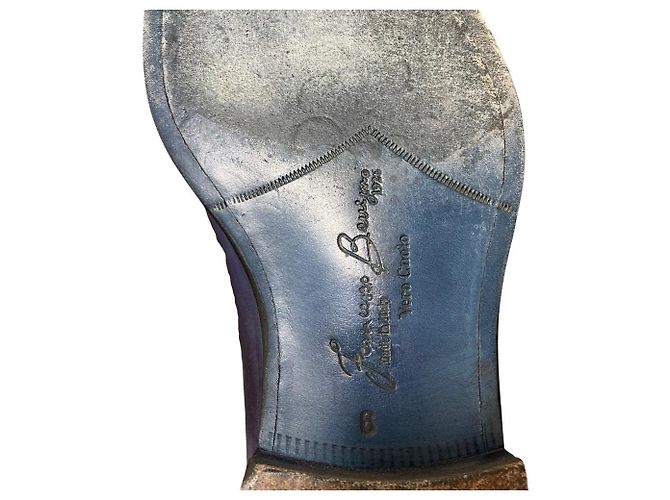 Autre Marque Scarpe eleganti in pelle patinata Francesco Benigno - vista 8
