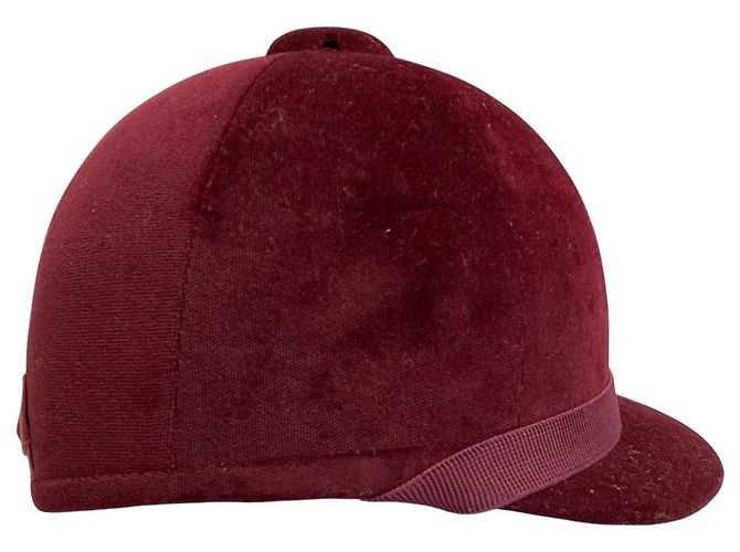 Hermès Capacete de equitação em veludo Hermes - vista 3