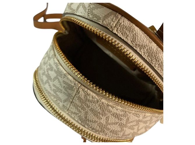 Zaino in pelle con zip Michael Kors Rhea - vista 7