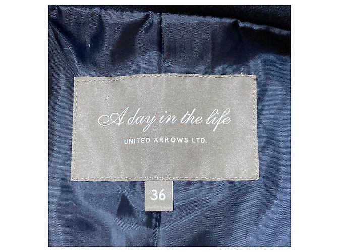 Autre Marque Abrigo de mezcla de lana United Arrows - vista 4