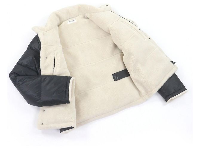 Yves Saint Laurent Giacca in piumino e shearling Saint Laurent Paris - vista 3