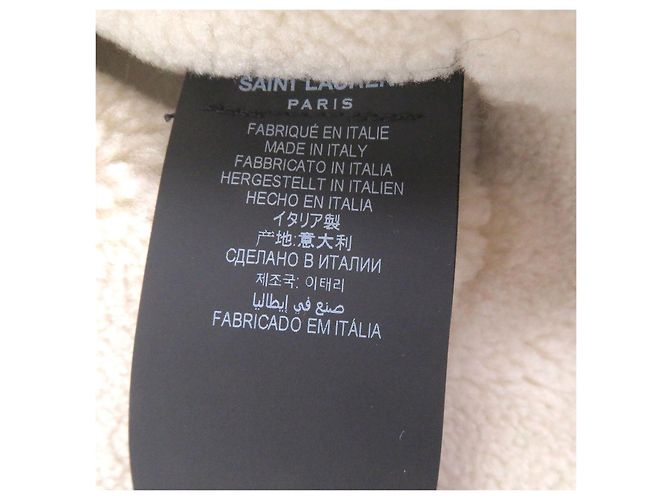 Yves Saint Laurent Giacca in piumino e shearling Saint Laurent Paris - vista 8
