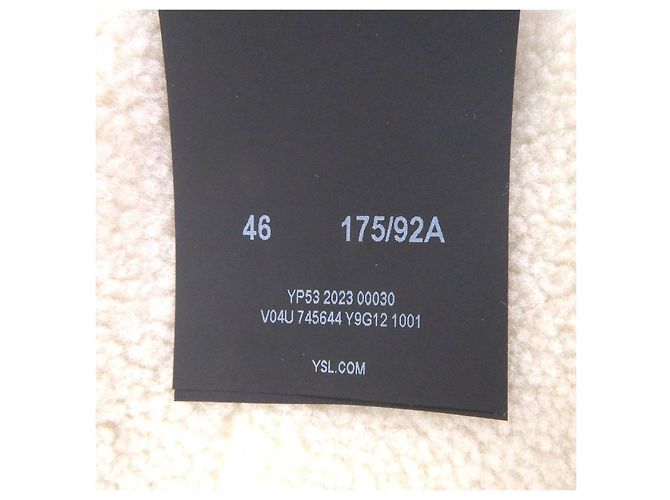 Yves Saint Laurent Giacca in piumino e shearling Saint Laurent Paris - vista 9