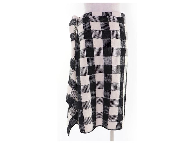 Falda asimétrica de mezcla de lana y alpaca Christian Dior - vista 4