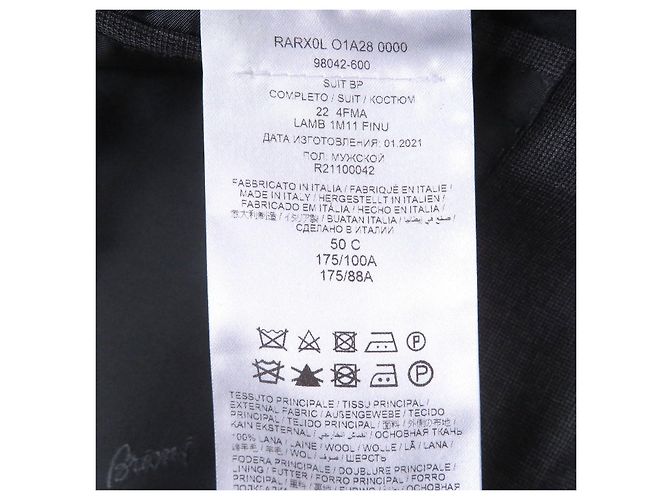 Autre Marque Traje Brioni de lana Super150s - vista 10