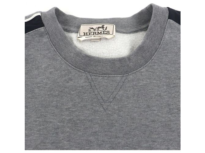 Hermès Hermes Sweatshirt mit Rundhalsausschnitt aus Baumwolle - Ansicht 2