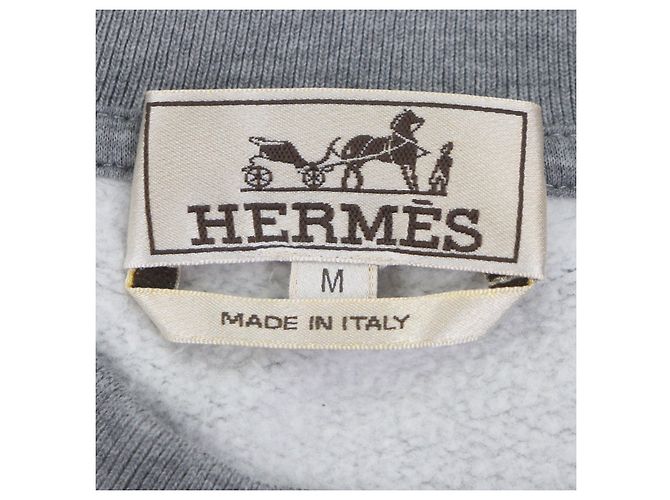 Hermès Hermes Sweatshirt mit Rundhalsausschnitt aus Baumwolle - Ansicht 5