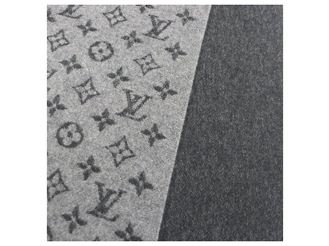 Cachecol em Mistura de Lã Monogram Gradient Louis Vuitton - vista 4