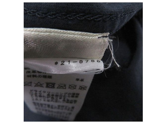 Hermès T-shirt de manga curta com patch de pele de cordeiro Hermes - vista 8