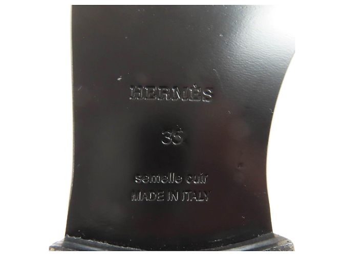 Hermès Mocassini Hermes Desting Kelly Metal Suede 35 - vista 12