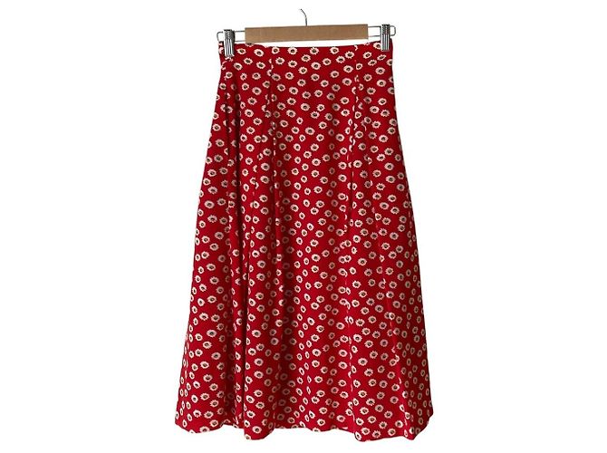Autre Marque BLUE LABEL CRESTBRIDGE Falda acampanada con estampado floral - vista 2