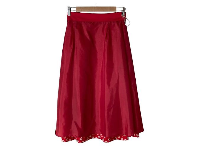 Autre Marque BLUE LABEL CRESTBRIDGE Falda acampanada con estampado floral - vista 3