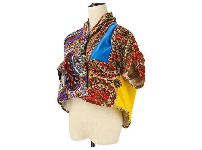 Blusa cropped paisley Comme des Garcons - vista 2