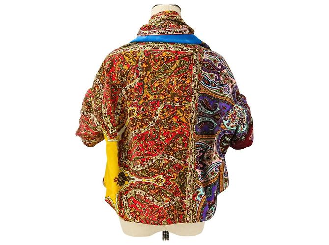 Blusa cropped paisley Comme des Garcons - vista 4