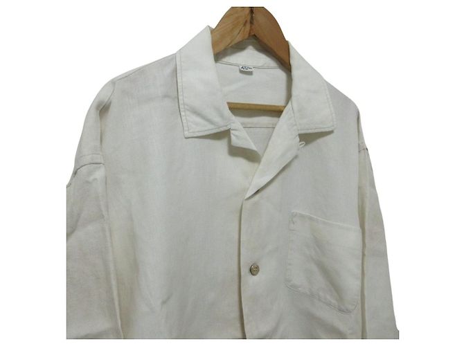 Autre Marque 45R Langarmhemd aus Leinen - Ansicht 4
