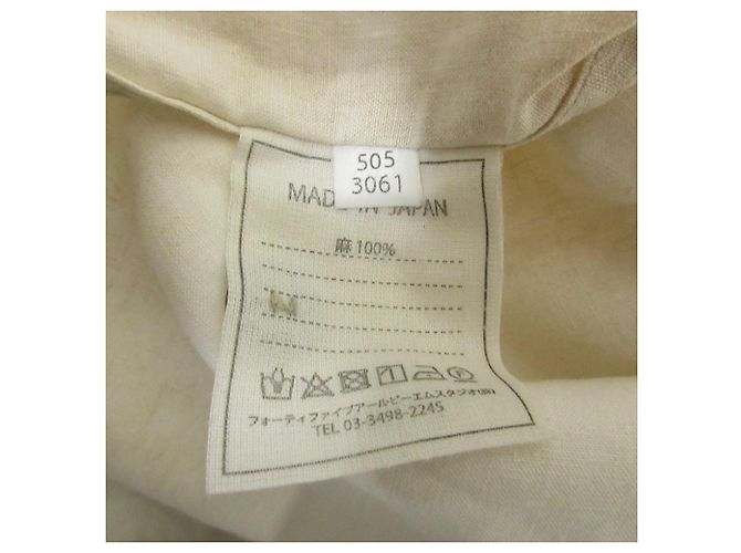 Autre Marque 45R Langarmhemd aus Leinen - Ansicht 9