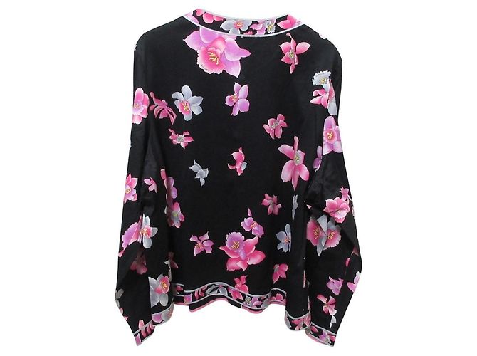 LEONARD FASHION Chaqueta sin cuello de algodón con estampado floral - vista 2