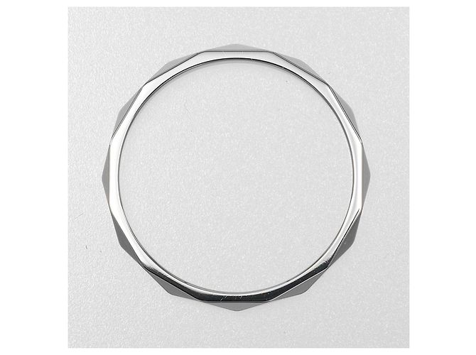 Boucheron Facette Small Pt950 Platinum Ring Größe 16 - Ansicht 9